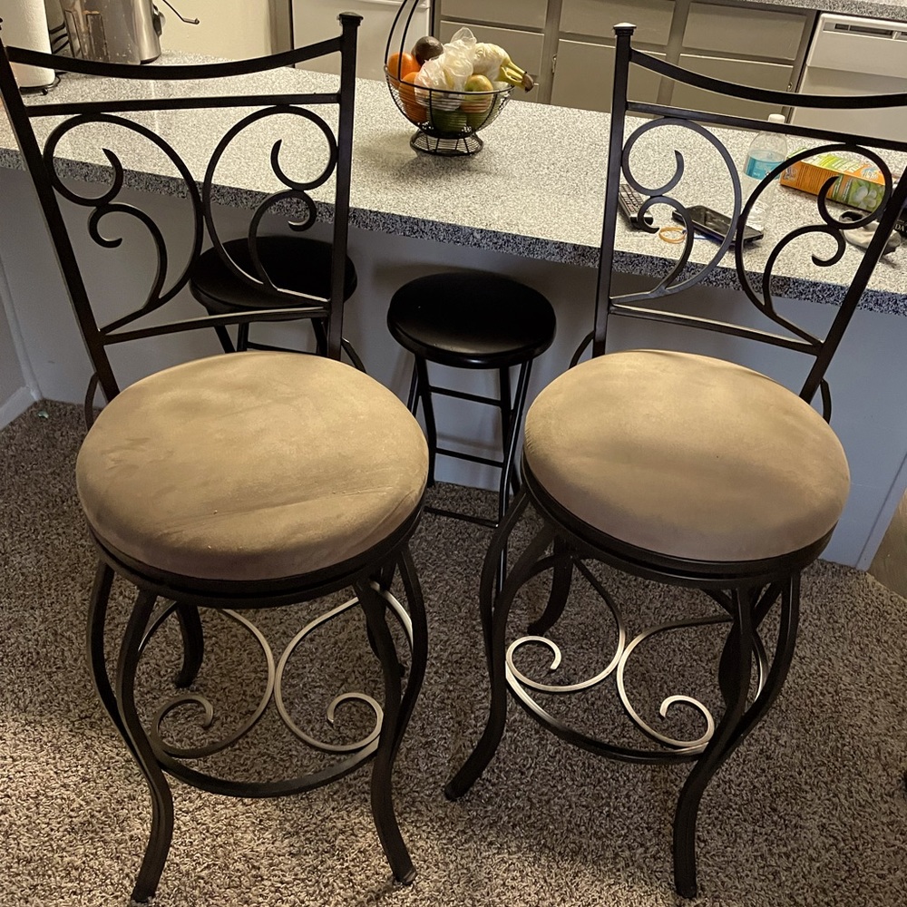 Tall bar stools $63 for both- poshmark charges fees I only want $ 50